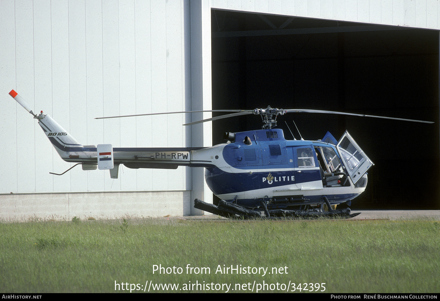 Aircraft Photo of PH-RPW | MBB BO-105CB | Politie | AirHistory.net #342395