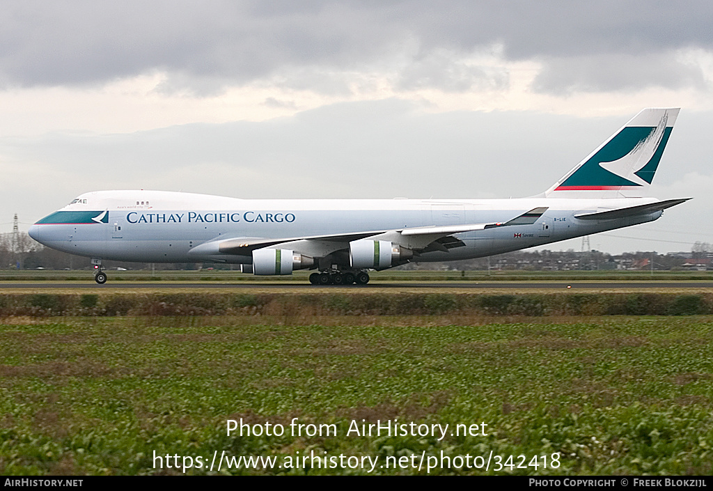 Aircraft Photo Of B-LIE | Boeing 747-467F/ER/SCD | Cathay Pacific ...