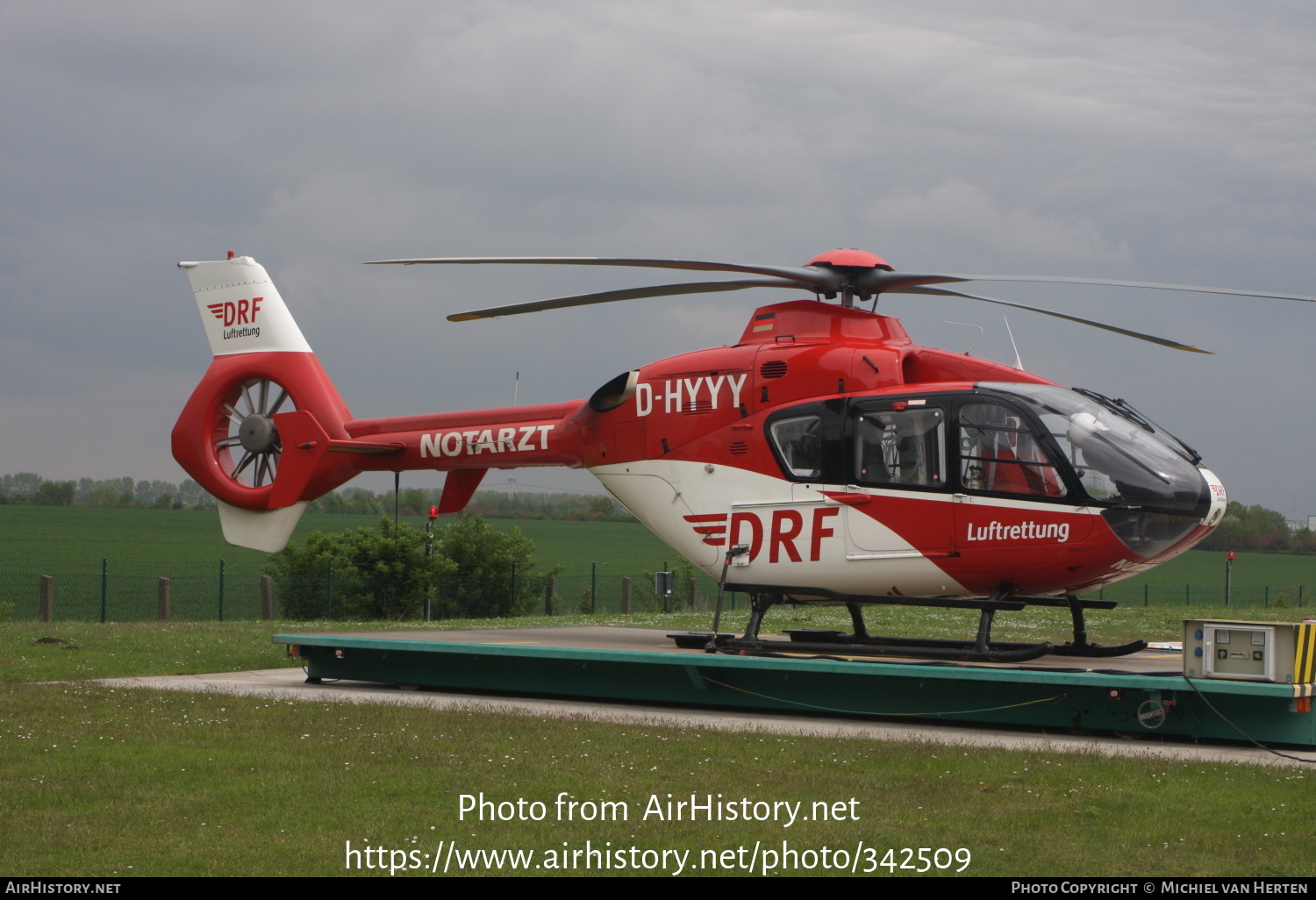 Aircraft Photo of D-HYYY | Eurocopter EC-135P-1 | DRF Luftrettung - German Air Rescue | AirHistory.net #342509