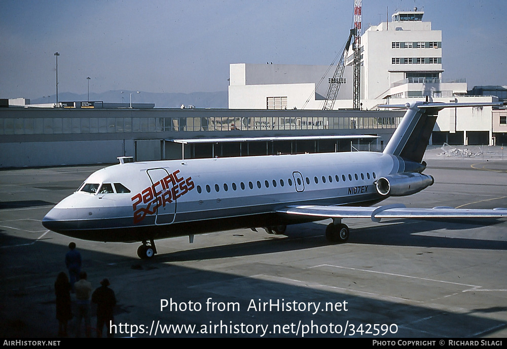 Aircraft Photo of N107EX | BAC 111-201AC One-Eleven | Pacific Express | AirHistory.net #342590