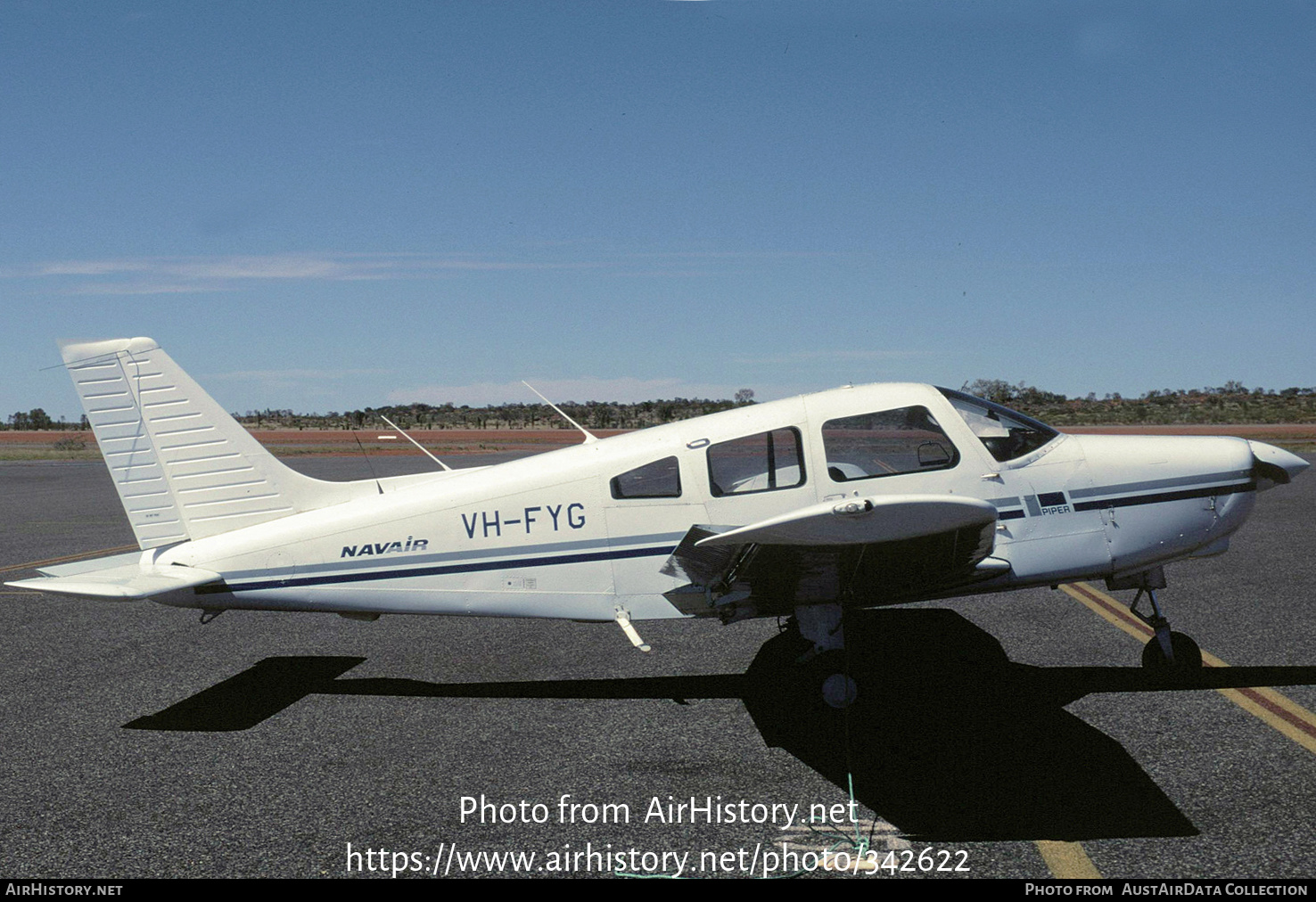 Aircraft Photo of VH-FYG | Piper PA-28-161 Warrior III | Navair | AirHistory.net #342622