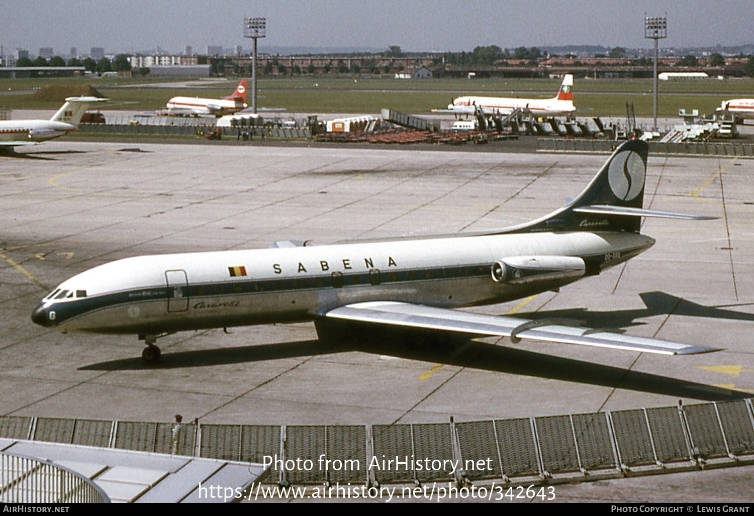 Aircraft Photo of OO-SRG | Sud SE-210 Caravelle VI-N | Sabena | AirHistory.net #342643