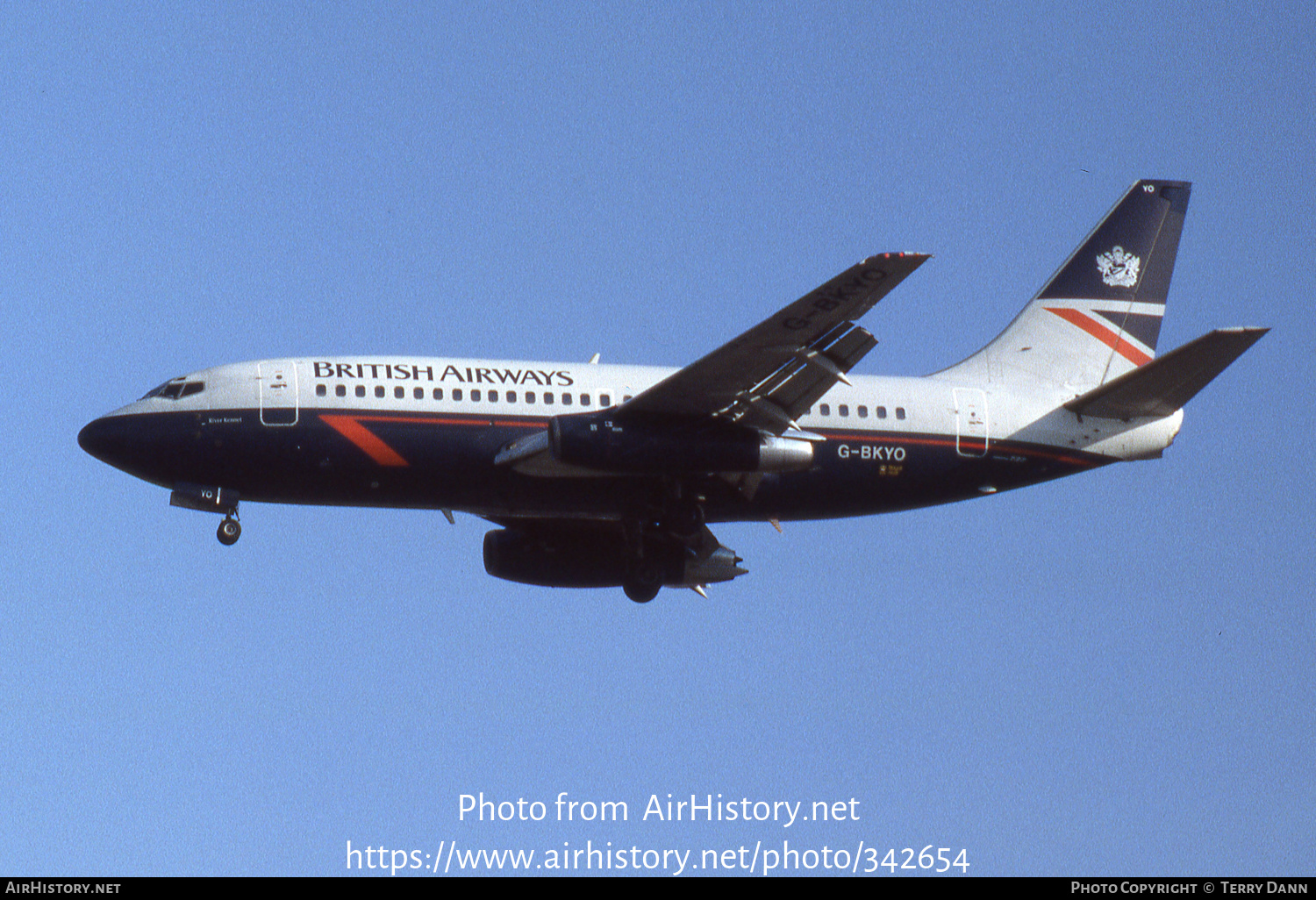 Aircraft Photo of G-BKYO | Boeing 737-236/Adv | British Airways | AirHistory.net #342654