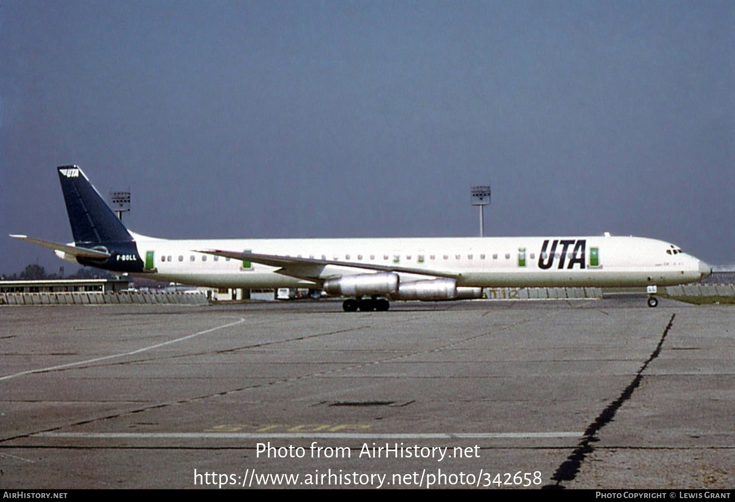 Aircraft Photo of F-BOLL | McDonnell Douglas DC-8-63PF | UTA - Union de Transports Aériens | AirHistory.net #342658