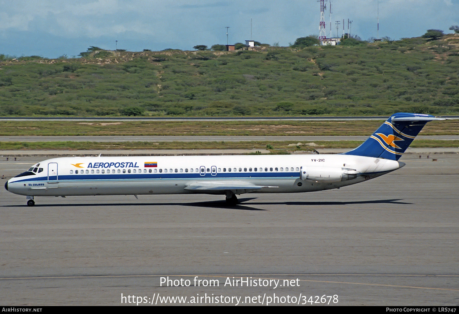 Aircraft Photo of YV-21C | McDonnell Douglas DC-9-51 | Aeropostal | AirHistory.net #342678