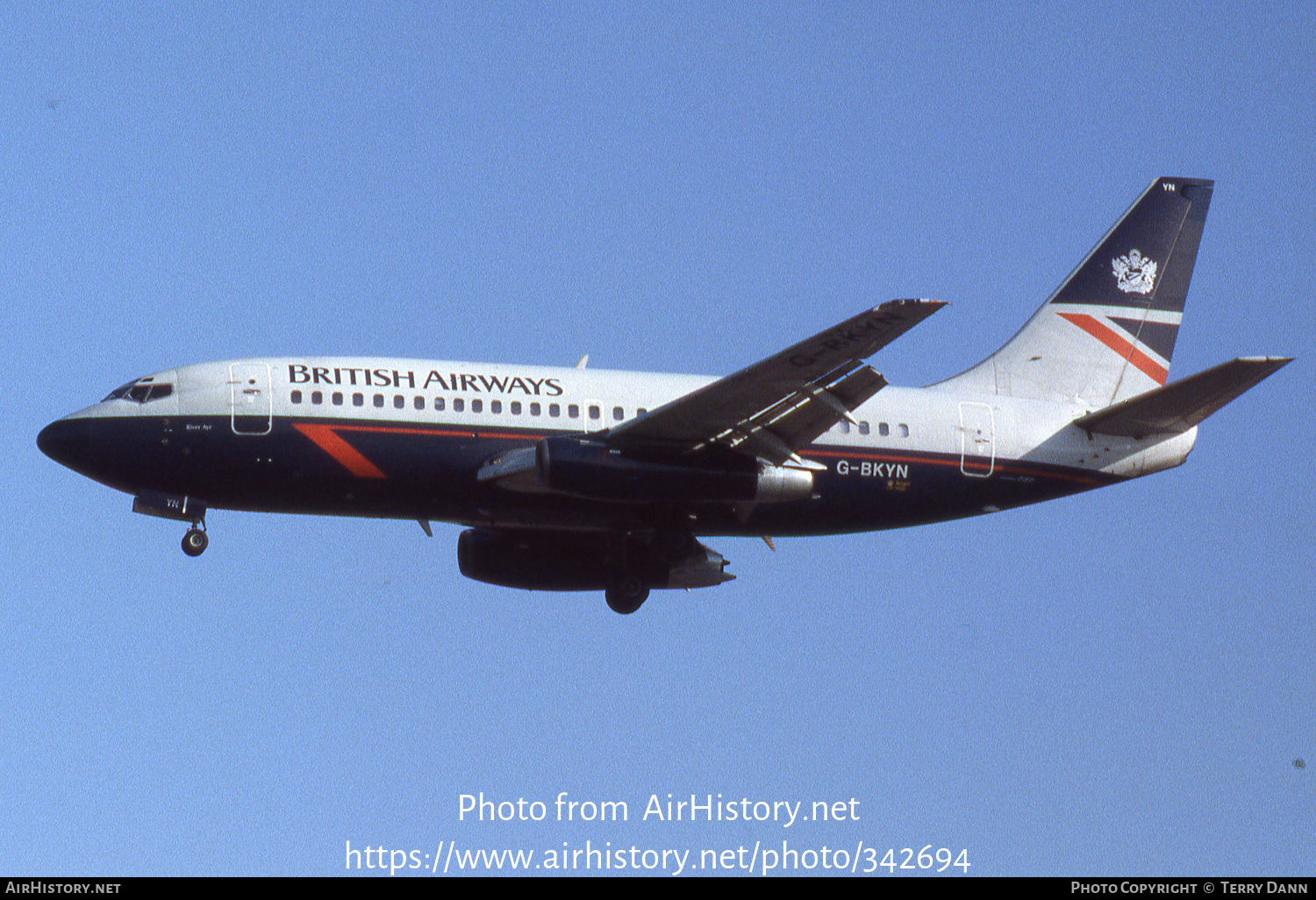 Aircraft Photo of G-BKYN | Boeing 737-236/Adv | British Airways | AirHistory.net #342694