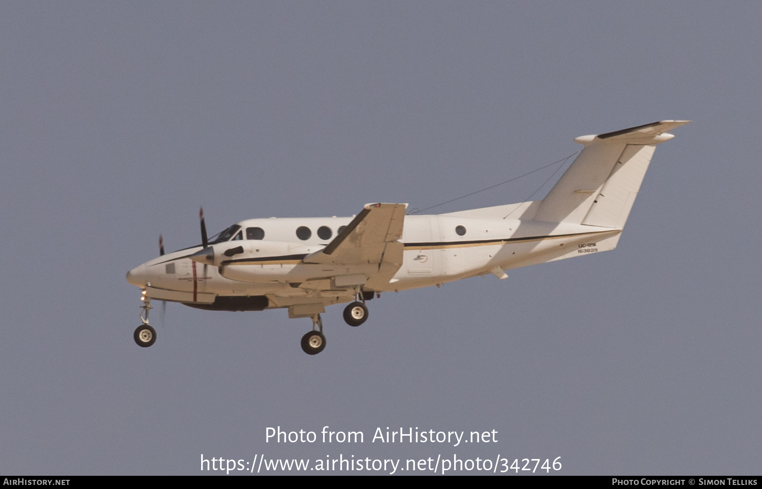 Aircraft Photo of 163839 | Beech UC-12M Super King Air (A200C) | USA - Navy | AirHistory.net #342746