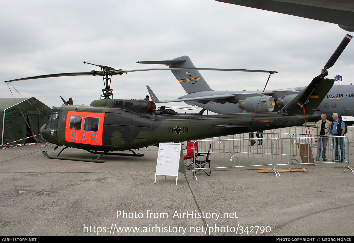 Aircraft Photo of 7119 | Bell UH-1D Iroquois | Germany - Air Force | AirHistory.net #342790