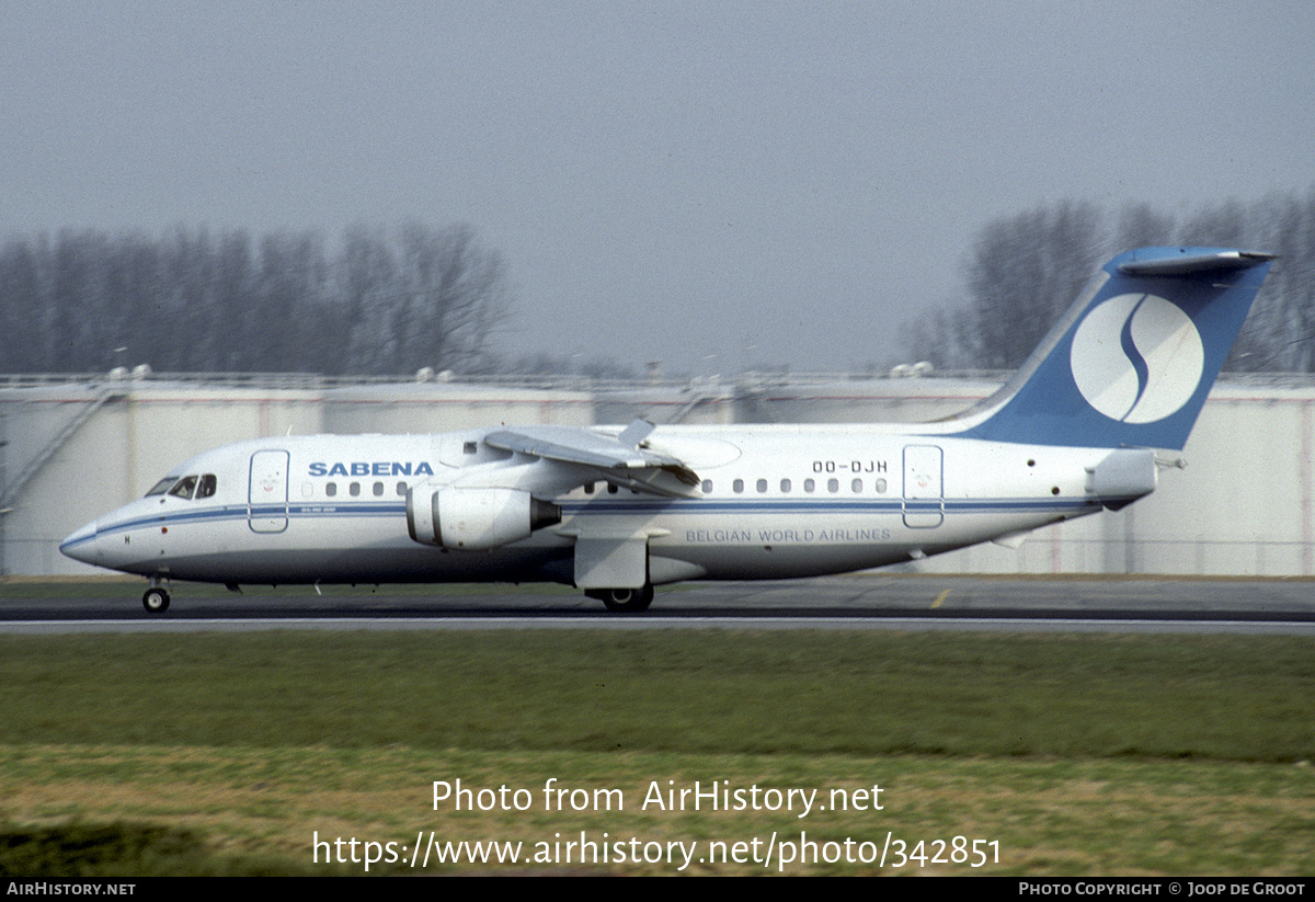 Aircraft Photo of OO-DJH | British Aerospace BAe-146-200 | Sabena | AirHistory.net #342851