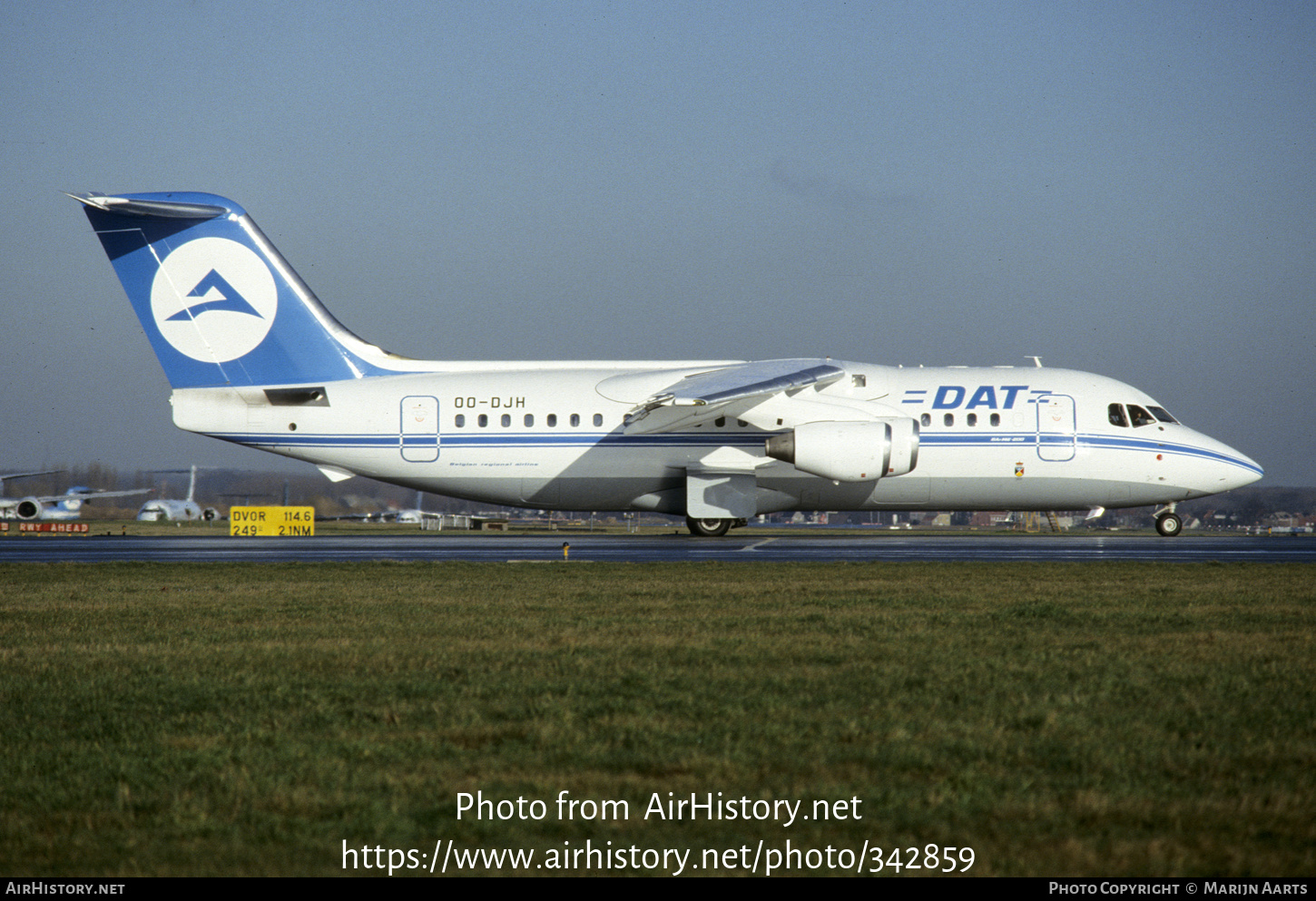 Aircraft Photo of OO-DJH | British Aerospace BAe-146-200 | Delta Air Transport - DAT | AirHistory.net #342859