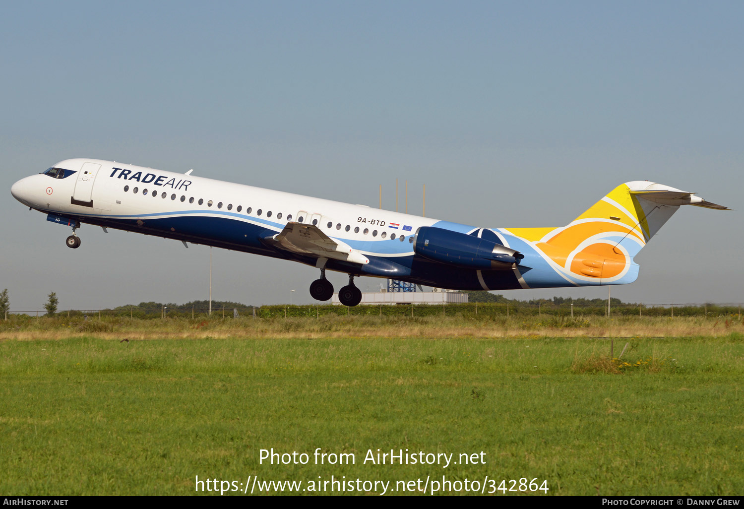 Aircraft Photo of 9A-BTD | Fokker 100 (F28-0100) | Trade Air | AirHistory.net #342864