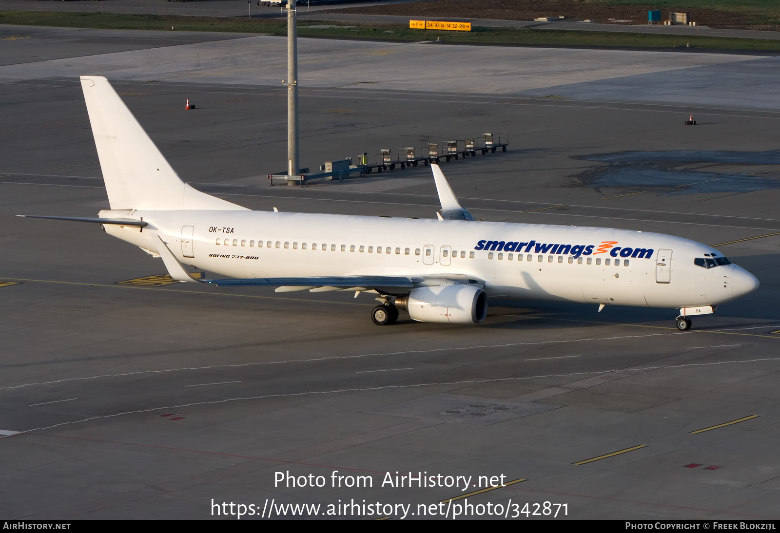 Aircraft Photo of OK-TSA | Boeing 737-8S3 | Smartwings | AirHistory.net #342871