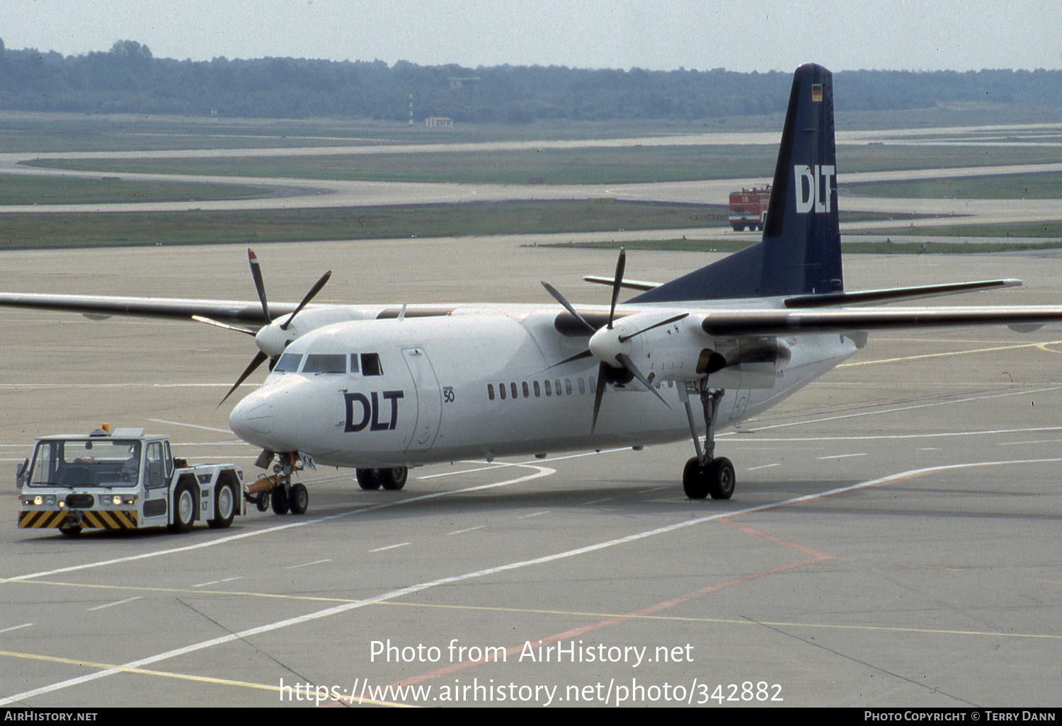 Aircraft Photo of D-AFKK | Fokker 50 | DLT - Deutsche Luftverkehrsgesellschaft | AirHistory.net #342882