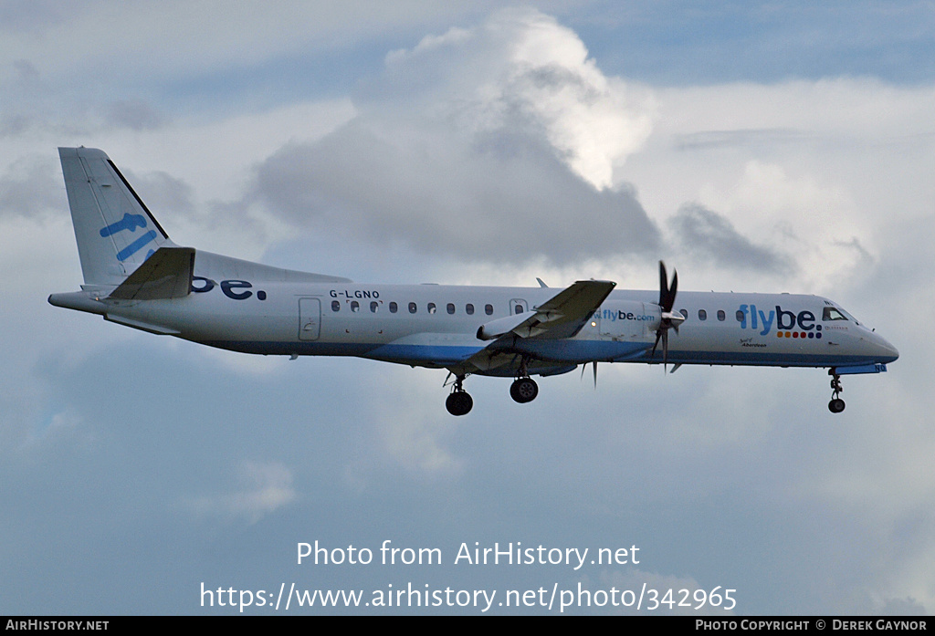 Aircraft Photo of G-LGNO | Saab 2000 | Flybe | AirHistory.net #342965