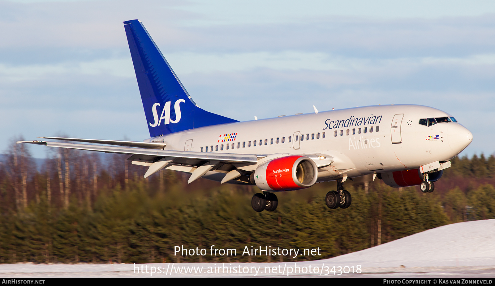 Aircraft Photo of LN-RPA | Boeing 737-683 | Scandinavian Airlines - SAS | AirHistory.net #343018