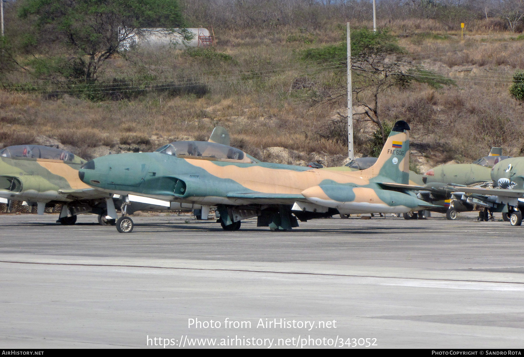 Aircraft Photo of FAE-606 | Lockheed T-33A | Ecuador - Air Force | AirHistory.net #343052