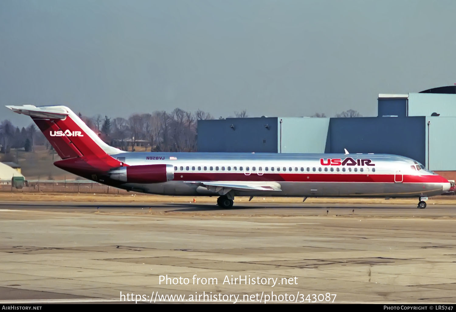 Aircraft Photo of N928VJ | McDonnell Douglas DC-9-31 | USAir | AirHistory.net #343087