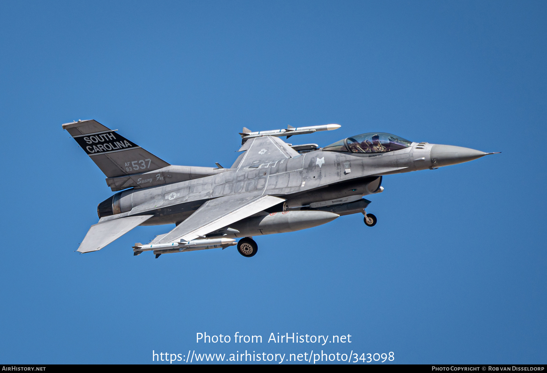 Aircraft Photo of 93-0537 / AF93-537 | Lockheed Martin F-16CM Fighting Falcon | USA - Air Force | AirHistory.net #343098
