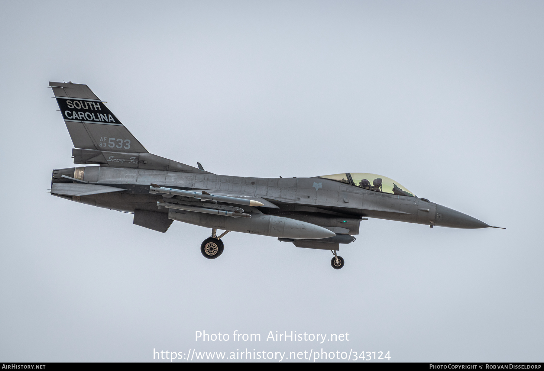 Aircraft Photo of 93-0533 / AF93-533 | Lockheed Martin F-16CM Fighting Falcon | USA - Air Force | AirHistory.net #343124
