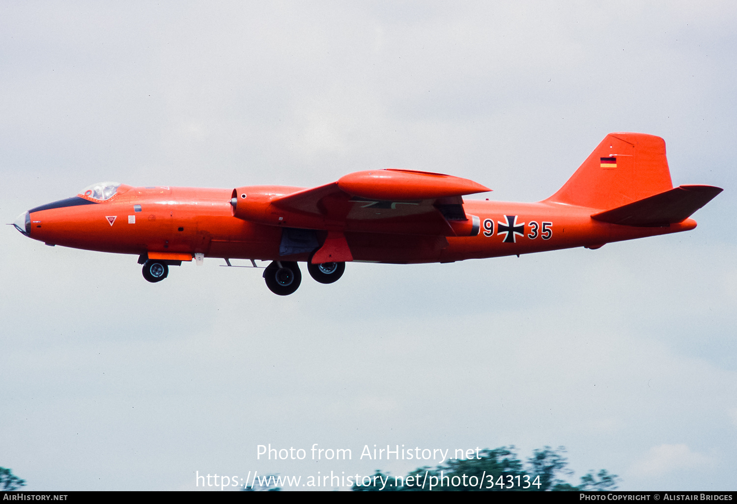 Aircraft Photo of 9935 | English Electric Canberra B2 | Germany - Air Force | AirHistory.net #343134