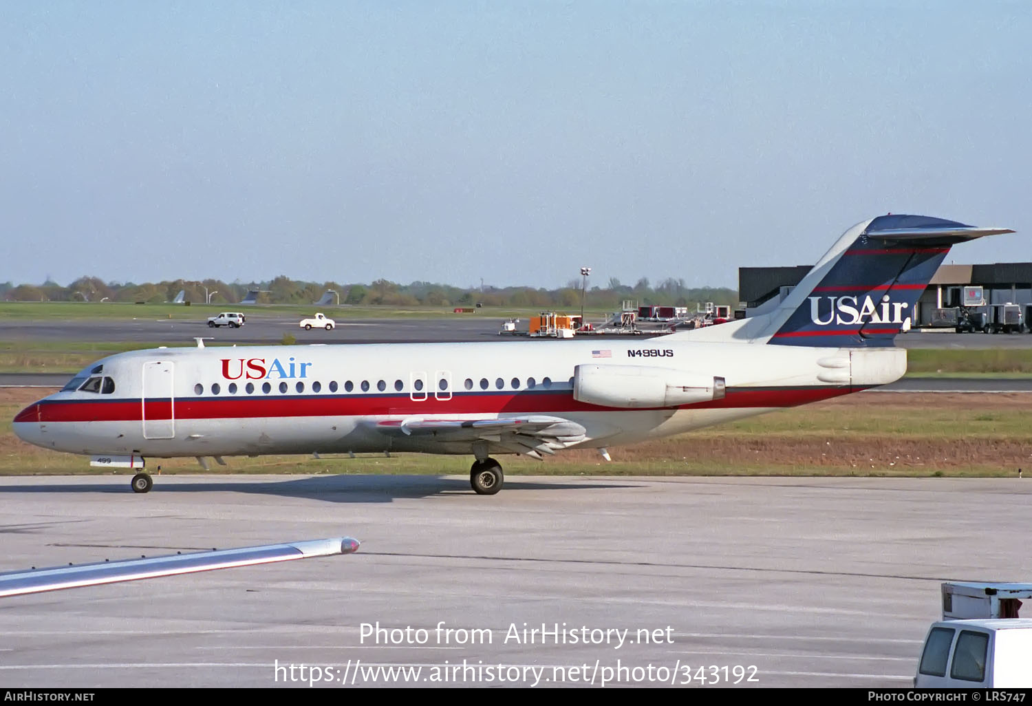 Aircraft Photo of N499US | Fokker F28-4000 Fellowship | USAir | AirHistory.net #343192