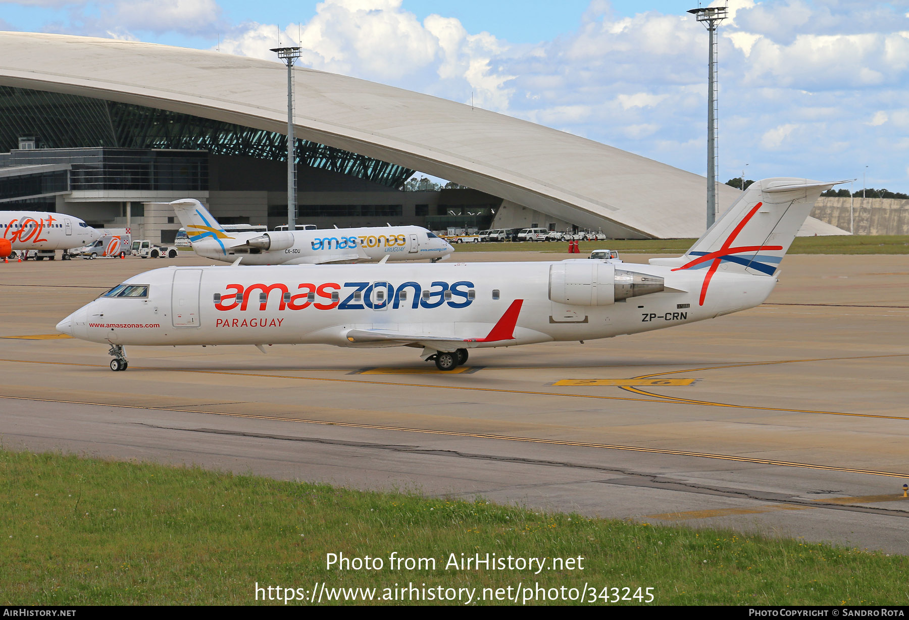 Aircraft Photo of ZP-CRN | Bombardier CRJ-200LR (CL-600-2B19) | Amaszonas Paraguay | AirHistory.net #343245