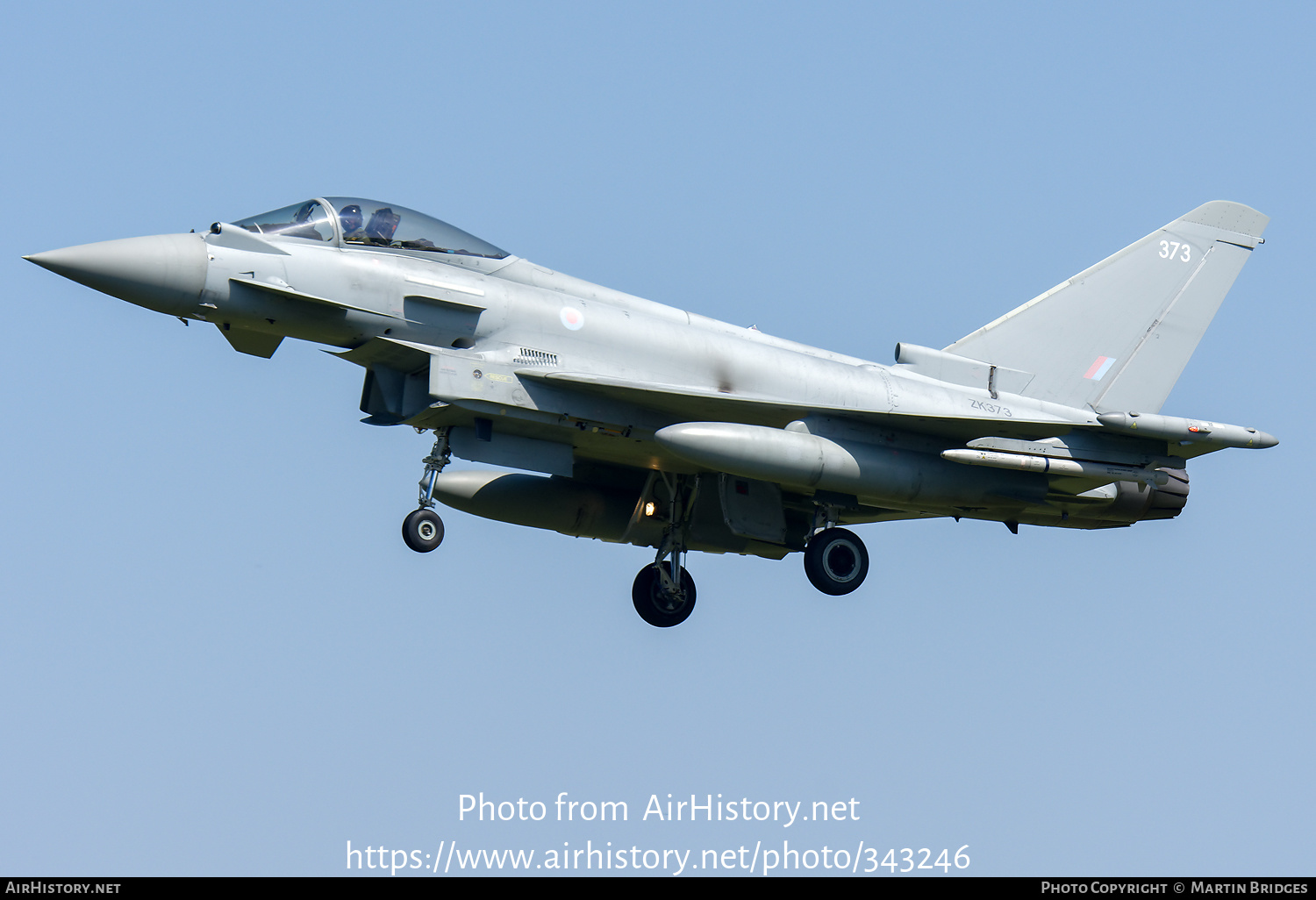 Aircraft Photo of ZK373 | Eurofighter EF-2000 Typhoon FGR4 | UK - Air Force | AirHistory.net #343246