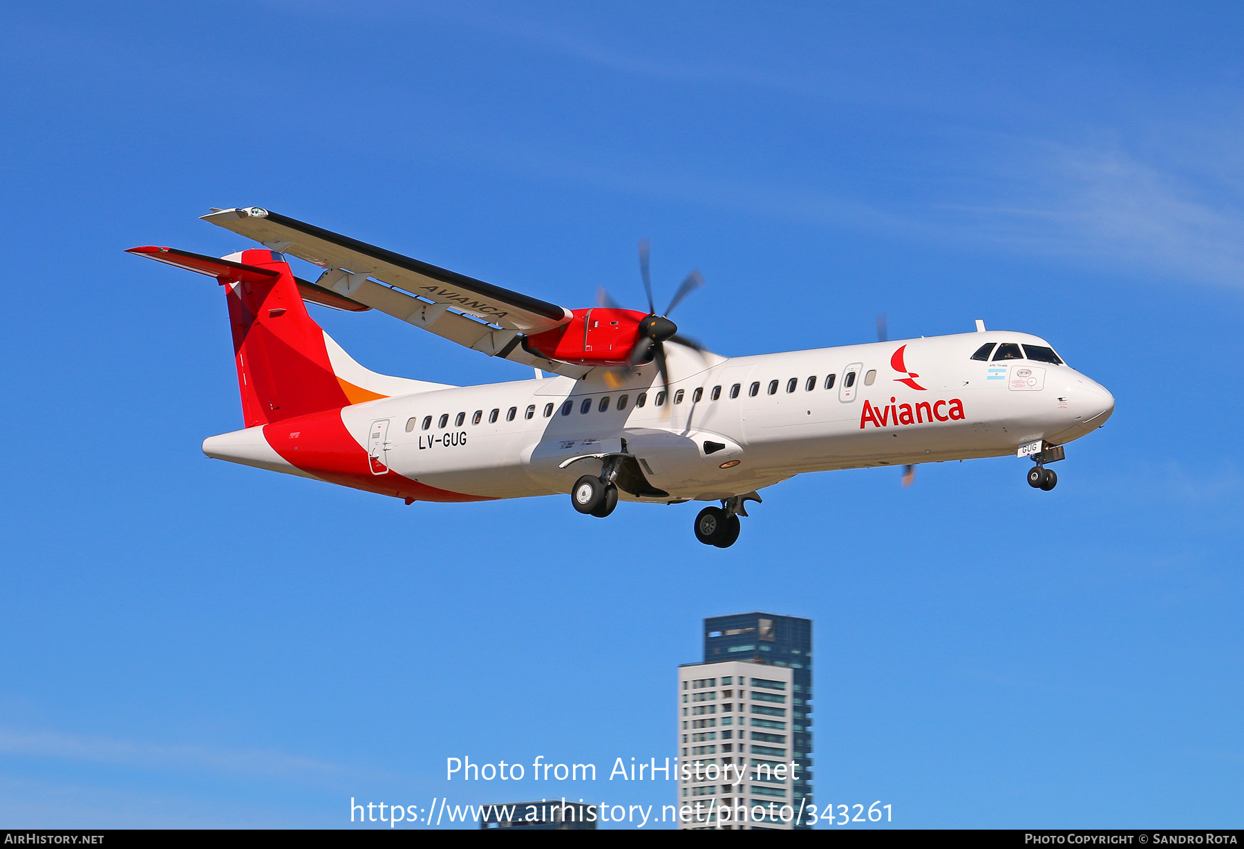 Aircraft Photo of LV-GUG | ATR ATR-72-600 (ATR-72-212A) | Avianca | AirHistory.net #343261