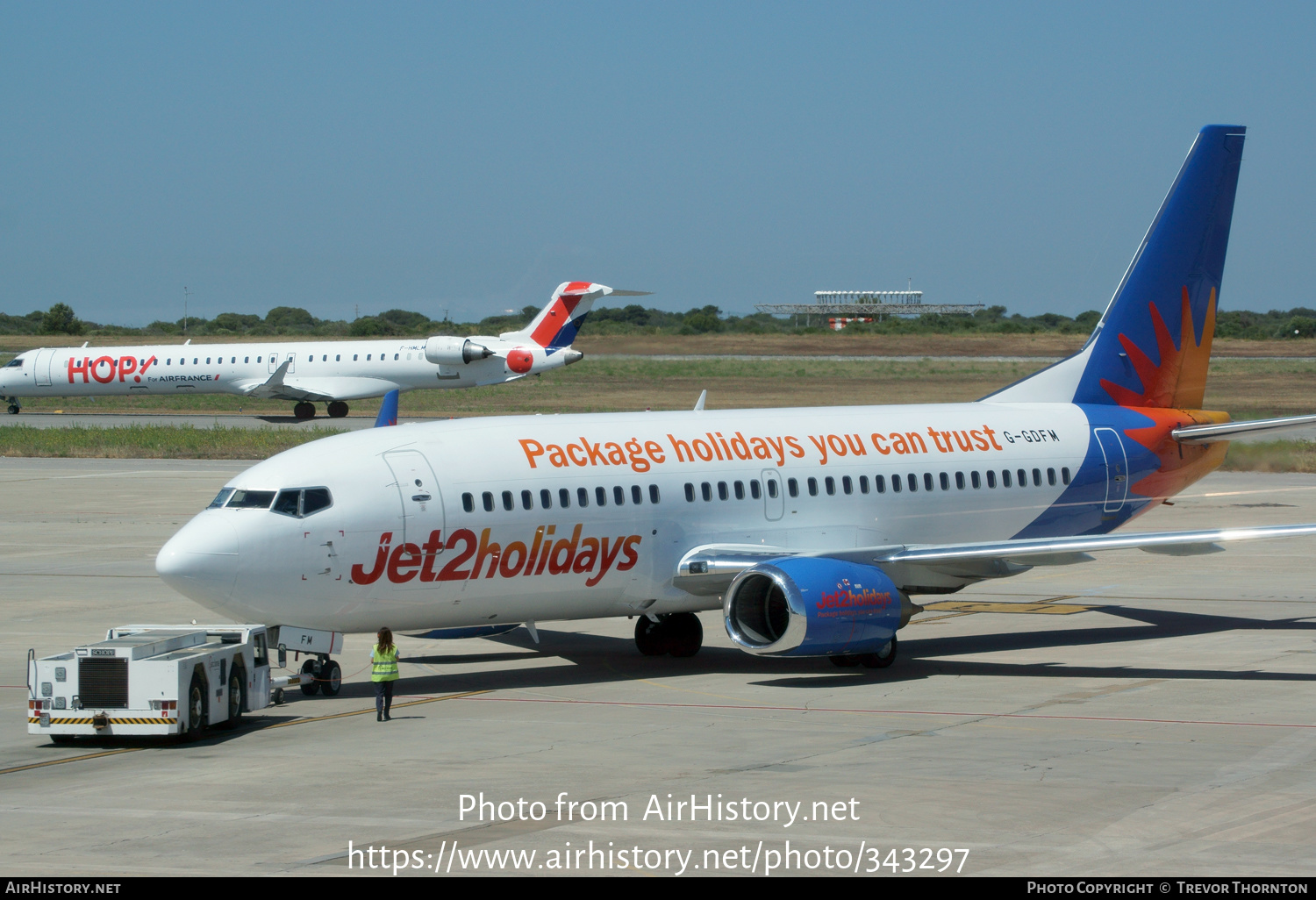 Aircraft Photo of G-GDFM | Boeing 737-36N | Jet2 Holidays | AirHistory.net #343297