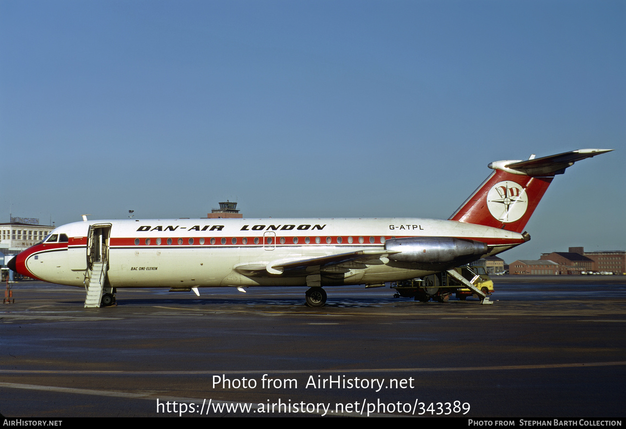 Aircraft Photo of G-ATPL | BAC 111-301AG One-Eleven | Dan-Air London | AirHistory.net #343389