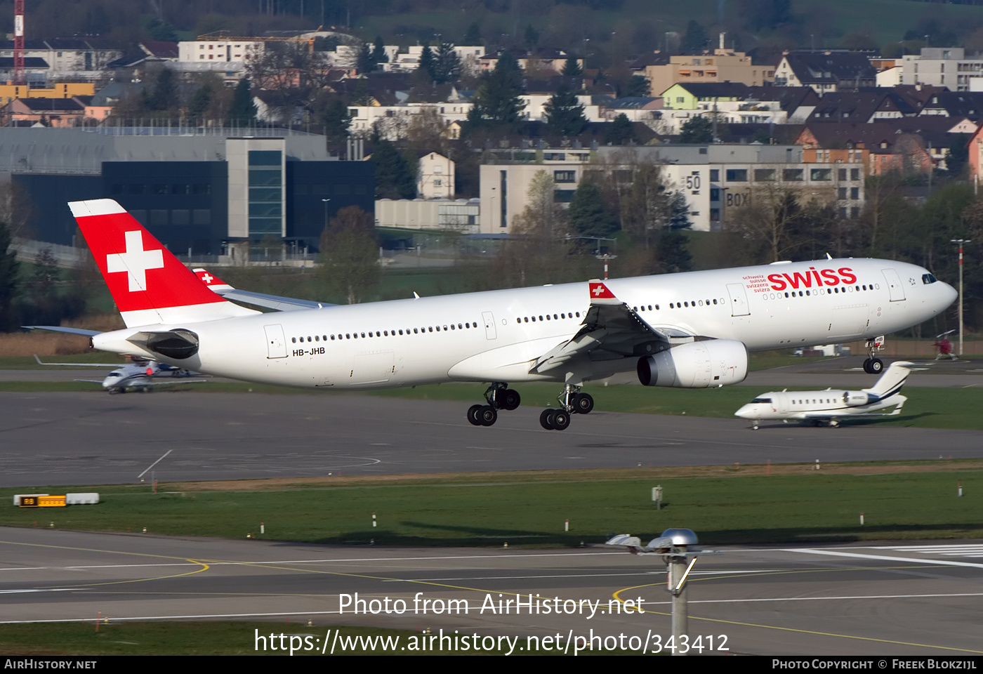 Aircraft Photo of HB-JHB | Airbus A330-343 | Swiss International Air Lines | AirHistory.net #343412