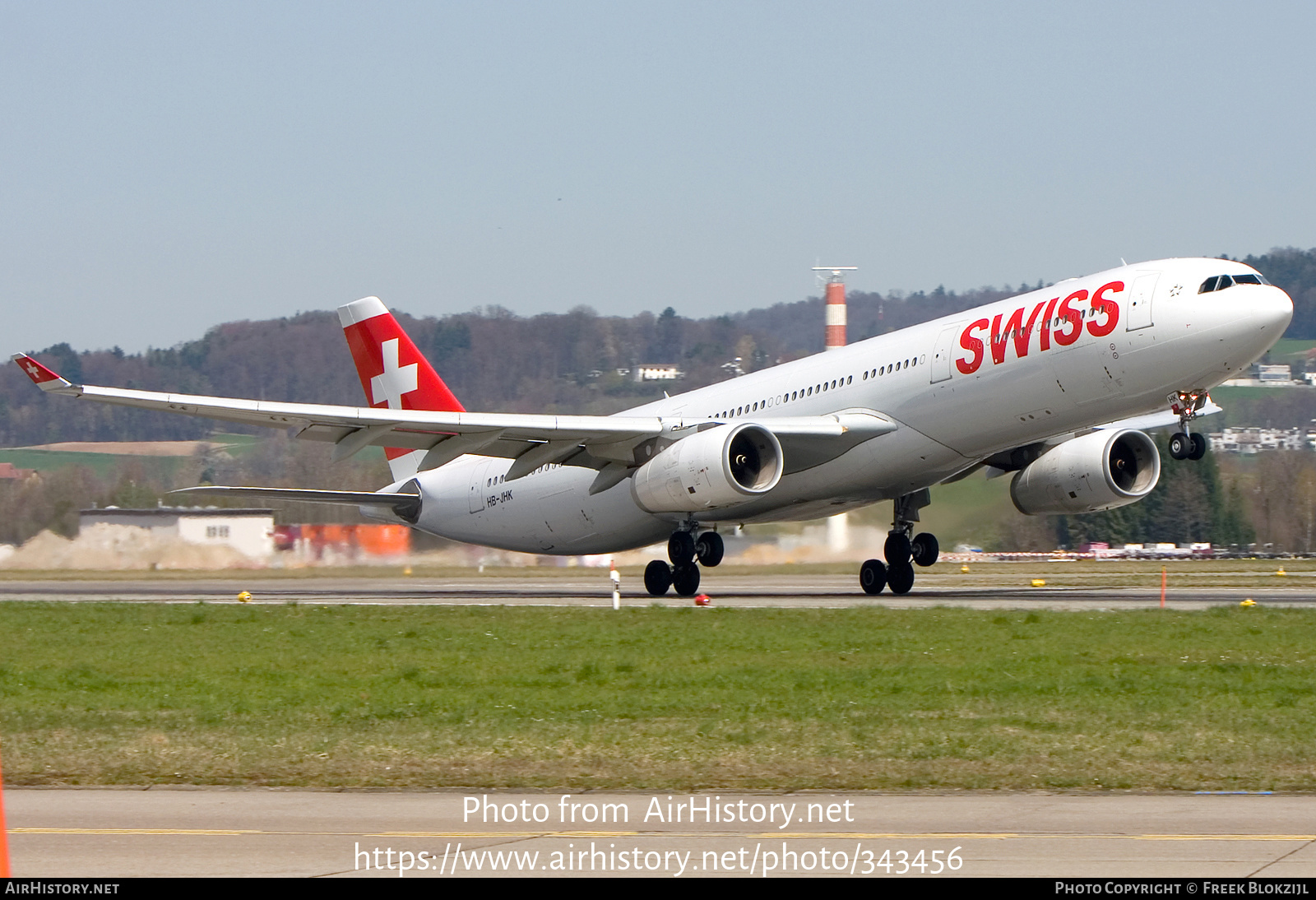 Aircraft Photo of HB-JHK | Airbus A330-343E | Swiss International Air Lines | AirHistory.net #343456