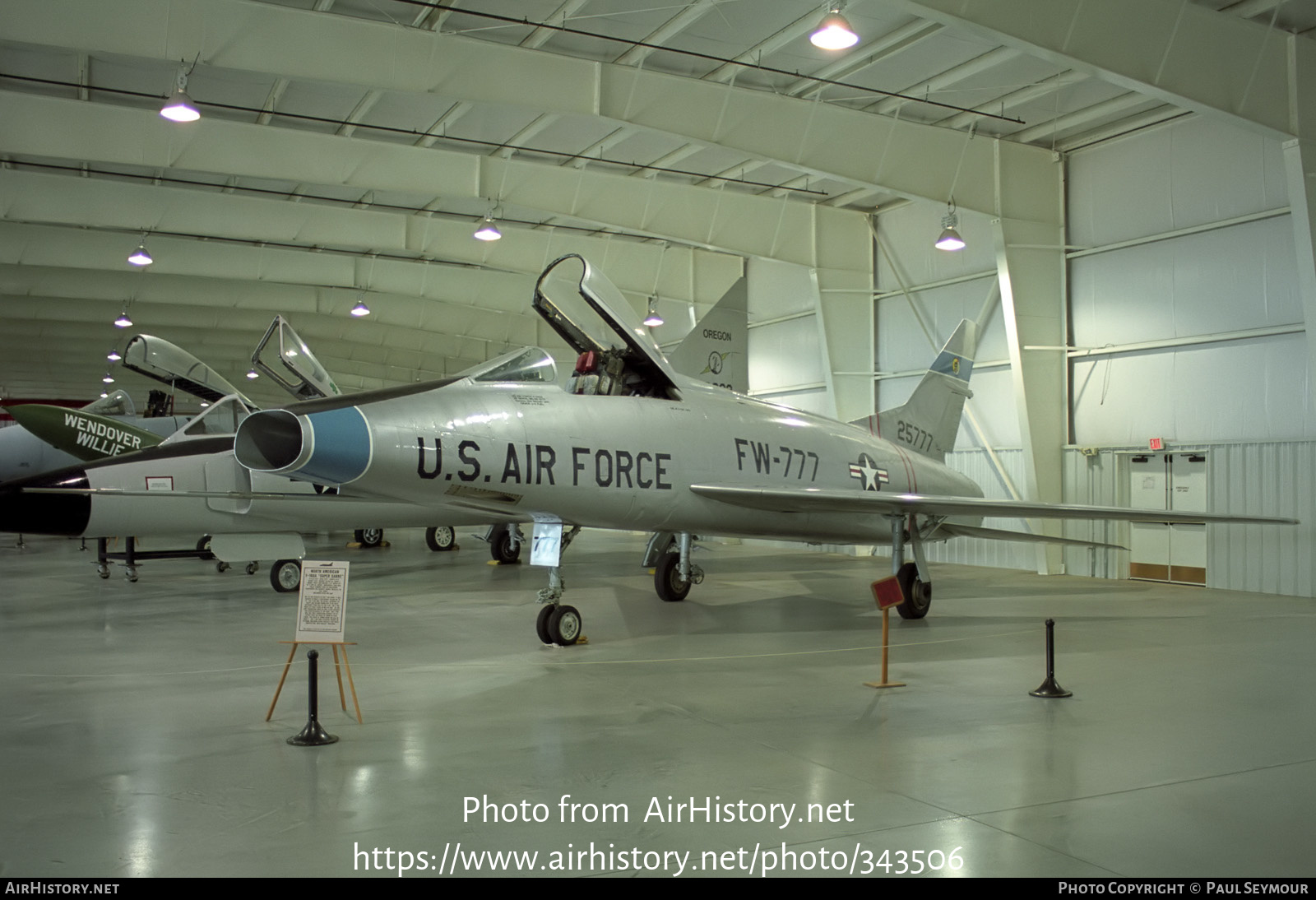 Aircraft Photo of 52-5777 / 25777 | North American F-100A Super Sabre | USA - Air Force | AirHistory.net #343506