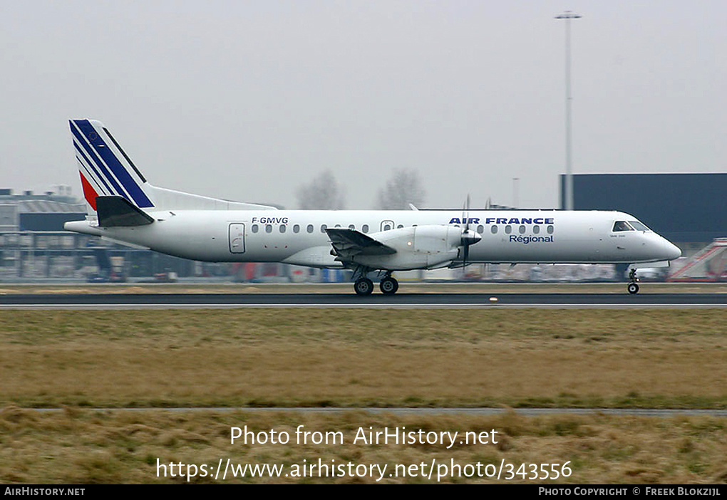 Aircraft Photo of F-GMVG | Saab 2000 | Air France | AirHistory.net #343556