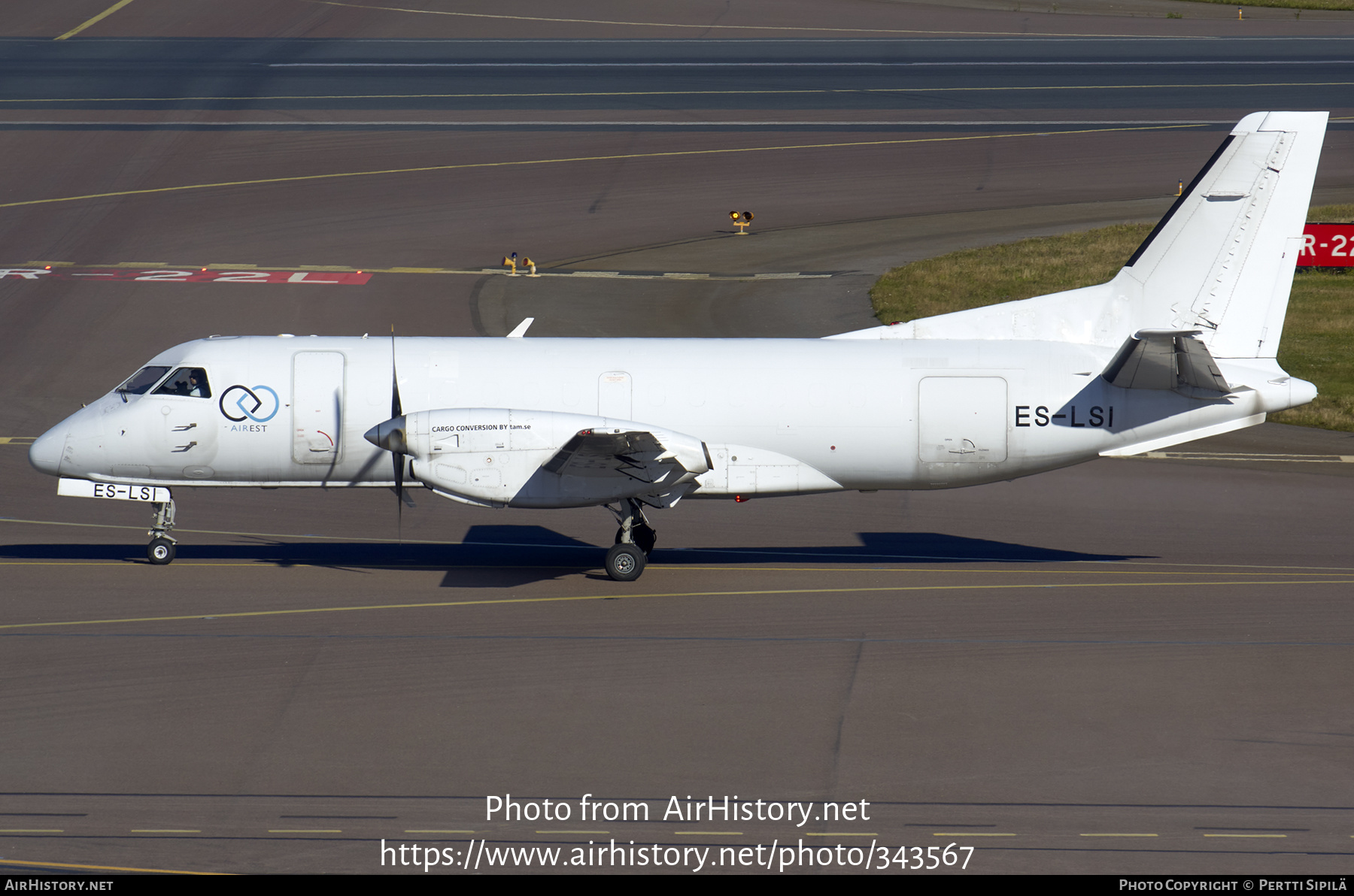 Aircraft Photo of ES-LSI | Saab-Fairchild SF-340A(F) | Airest | AirHistory.net #343567