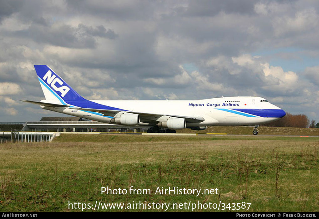 Aircraft Photo of JA8172 | Boeing 747-281F/SCD | Nippon Cargo Airlines - NCA | AirHistory.net #343587