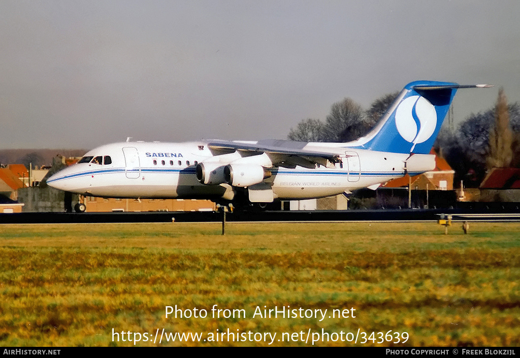 Aircraft Photo of OO-DJD | British Aerospace BAe-146-200A | Sabena | AirHistory.net #343639