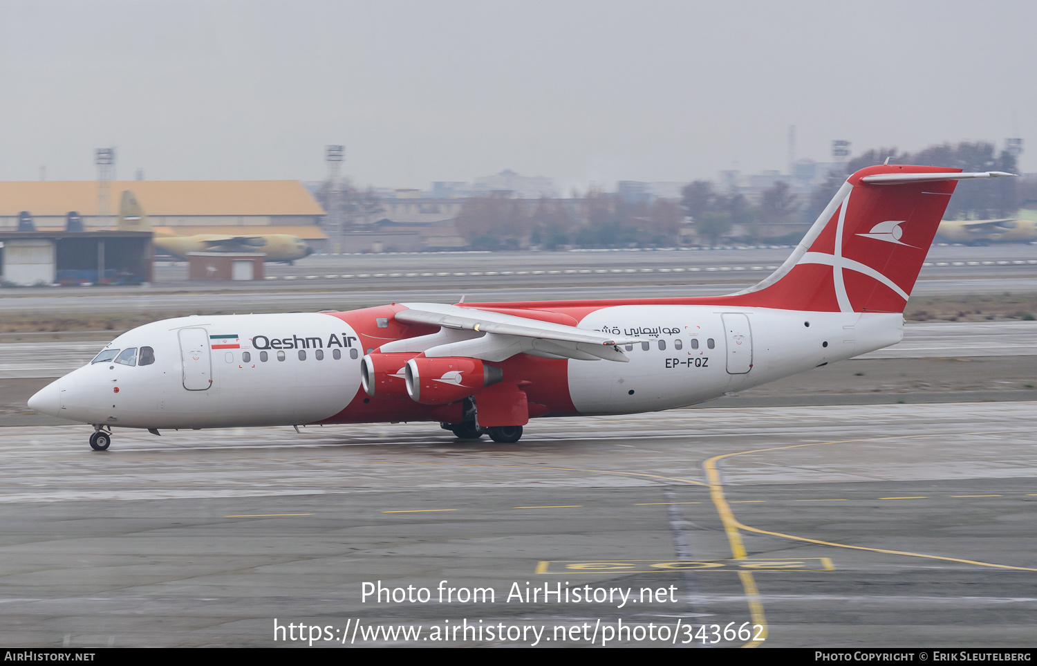 Aircraft Photo of EP-FQZ | British Aerospace Avro 146-RJ100 | Qeshm Air | AirHistory.net #343662