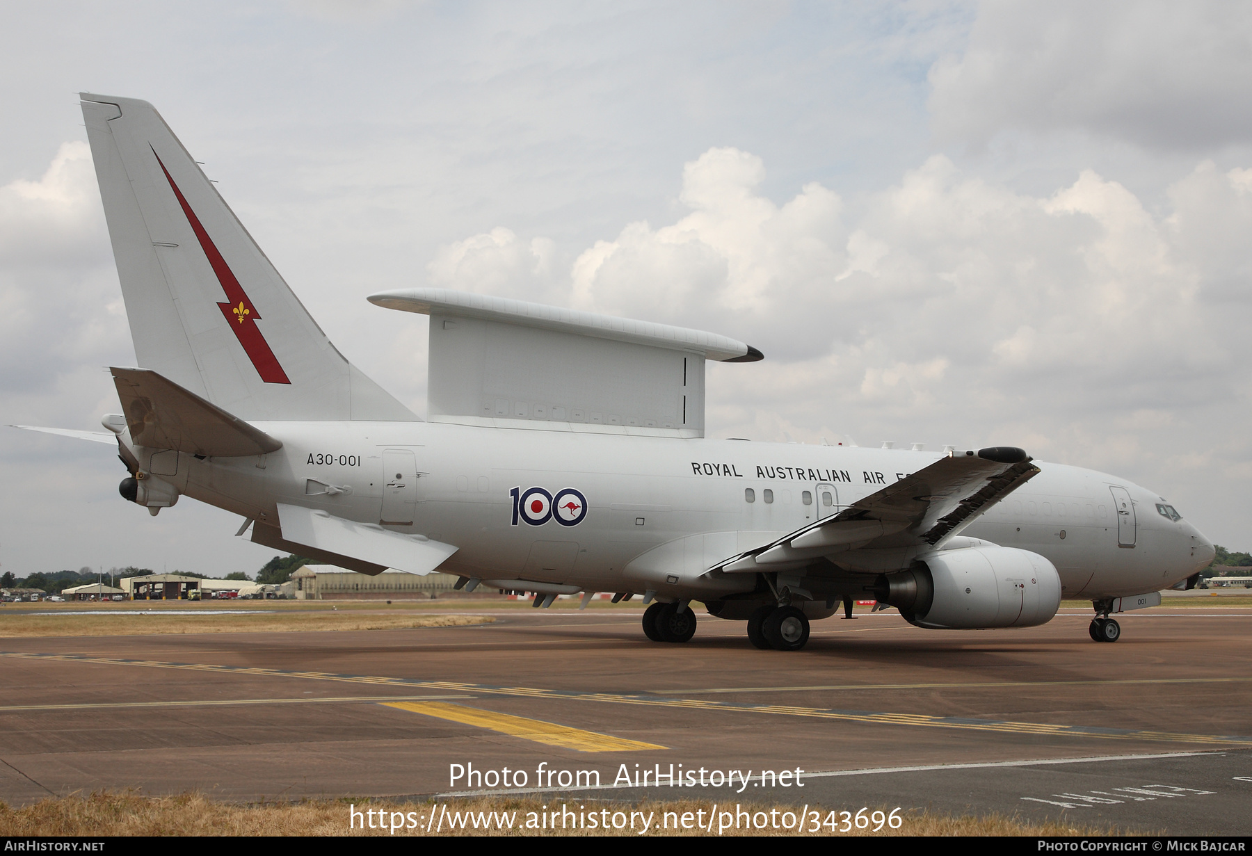 Aircraft Photo of A30-001 | Boeing E-7A Wedgetail | Australia - Air Force | AirHistory.net #343696