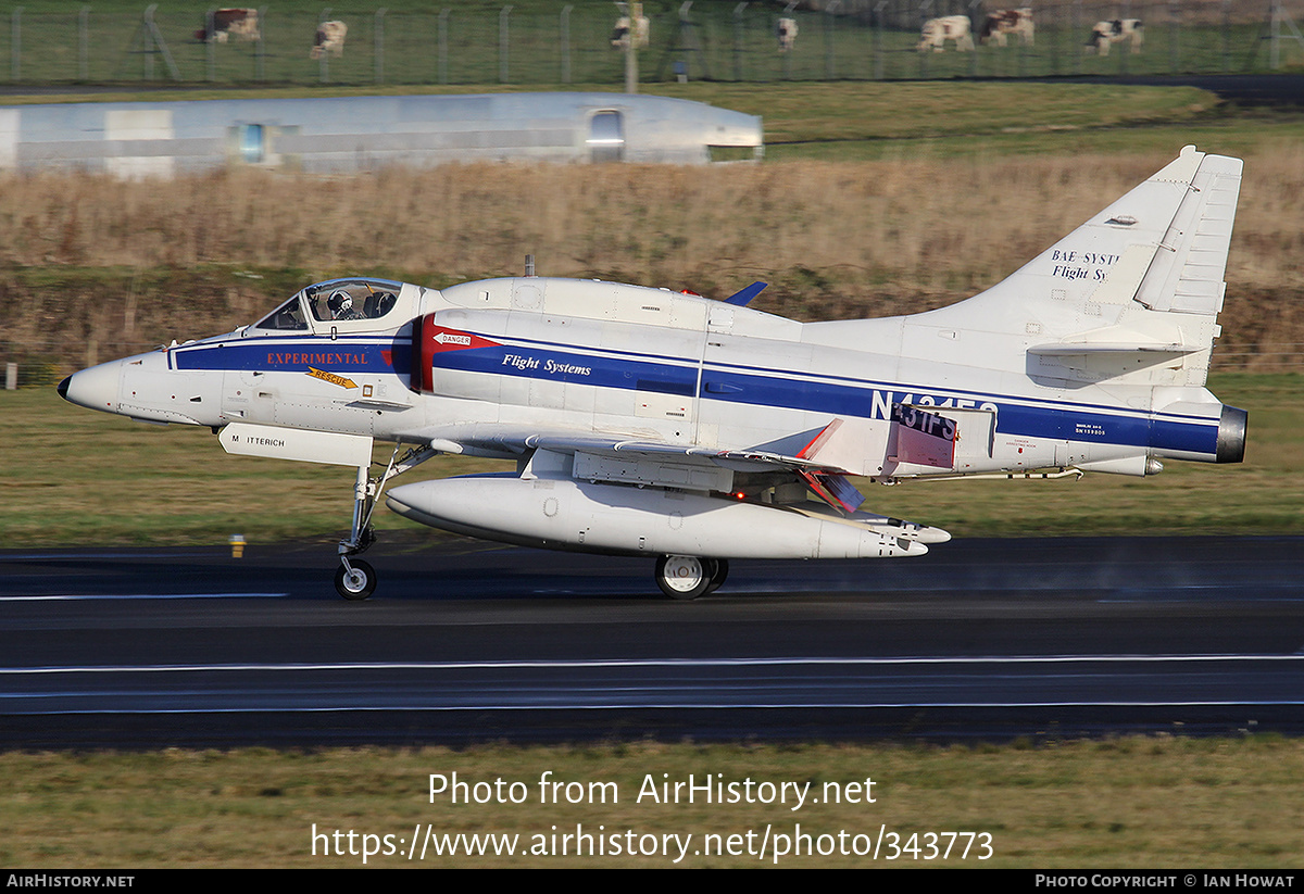 Aircraft Photo of N431FS | McDonnell Douglas A-4N Skyhawk II | BAE Systems Flight Systems | AirHistory.net #343773