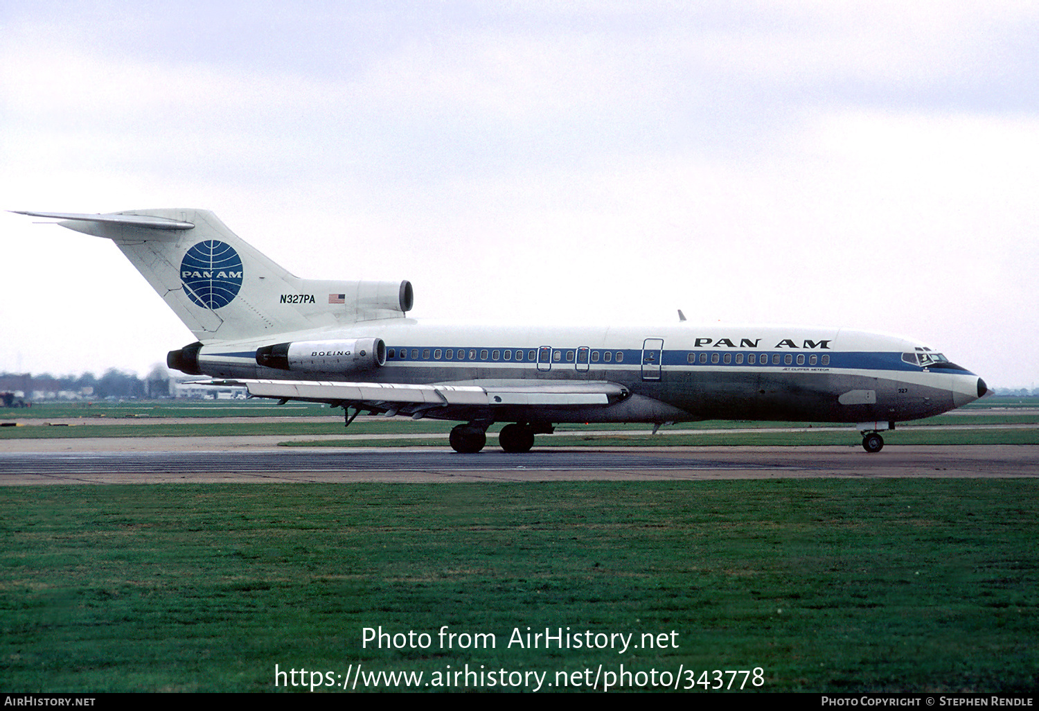 Aircraft Photo of N327PA | Boeing 727-21 | Pan American World