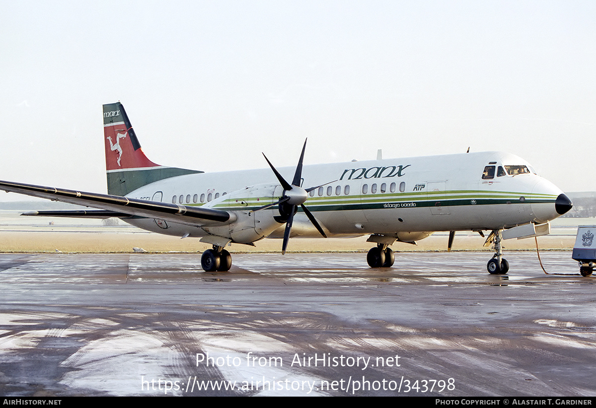 Aircraft Photo of G-PEEL | British Aerospace ATP | Manx Airlines | AirHistory.net #343798