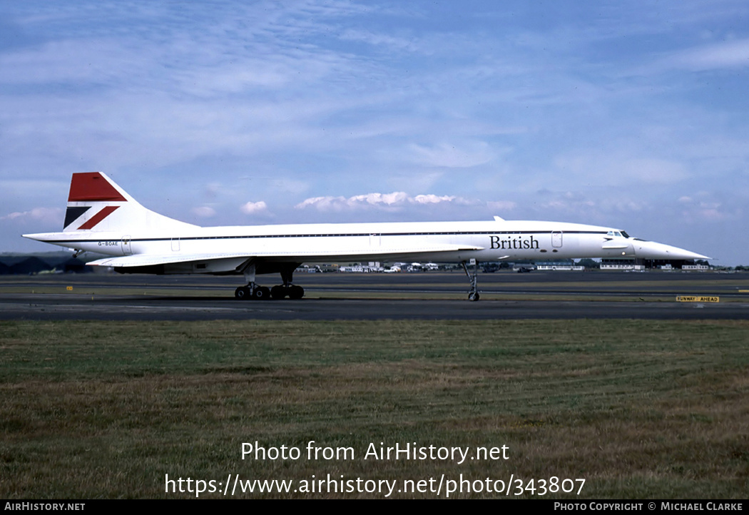 Aircraft Photo of G-BOAE | Aerospatiale-BAC Concorde 102 | British Airways | AirHistory.net #343807