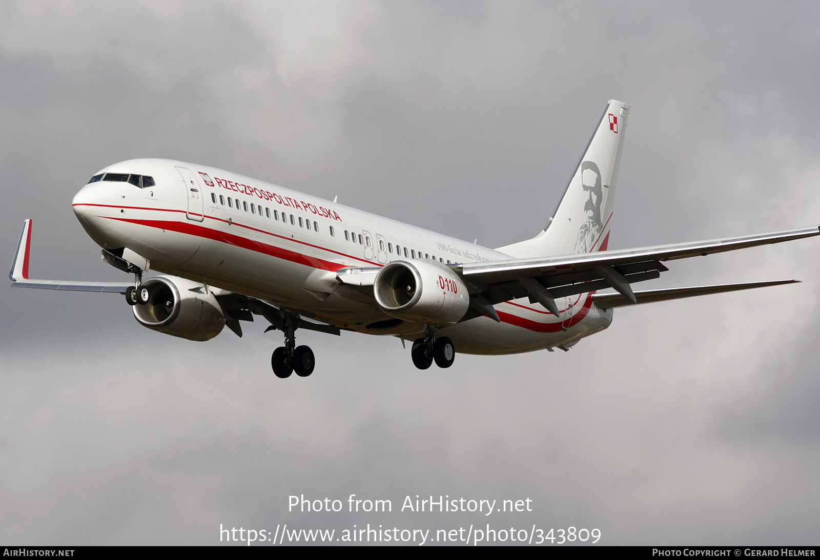 Aircraft Photo of 0110 | Boeing 737-800 | Poland - Air Force | AirHistory.net #343809