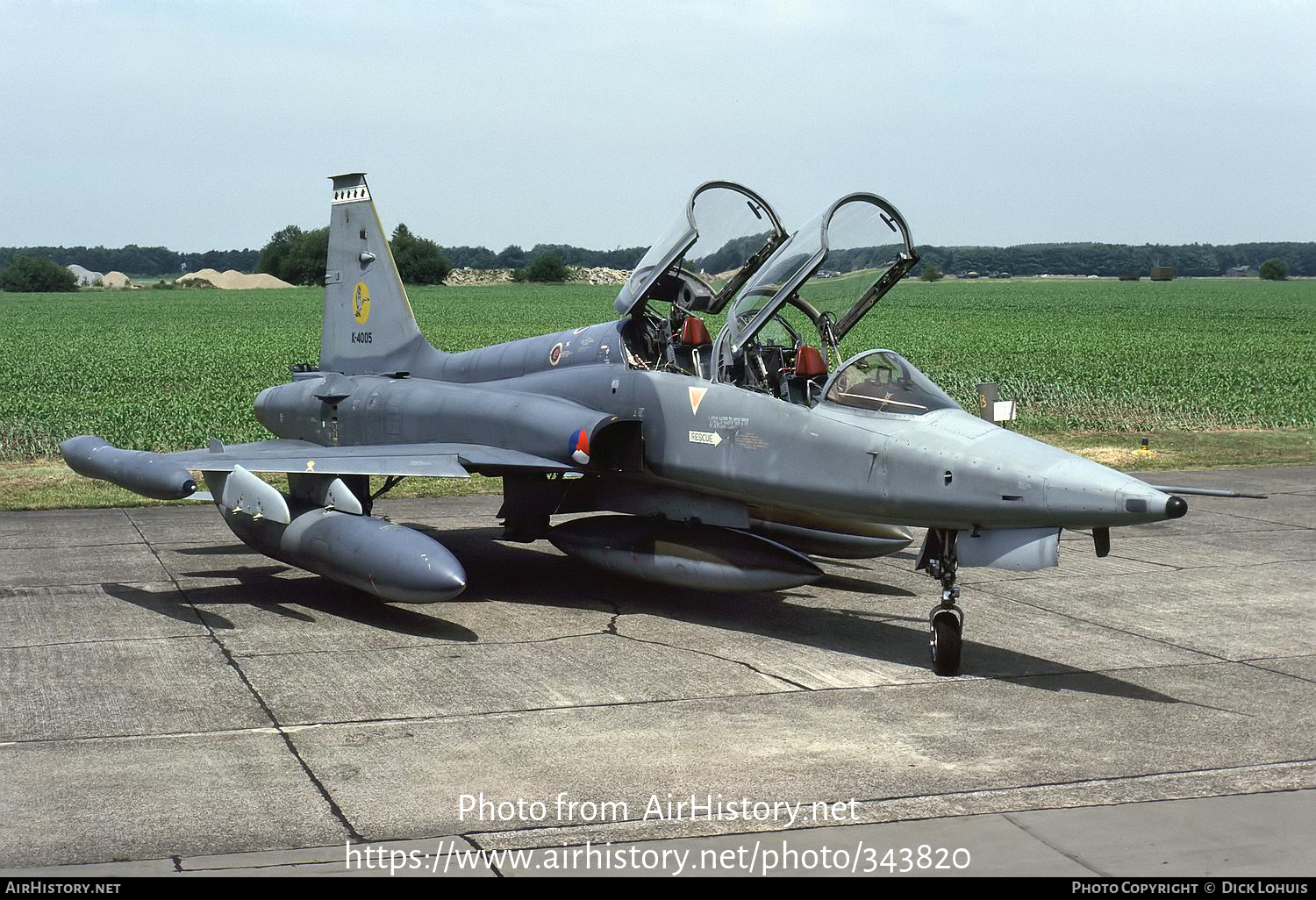 Aircraft Photo of K-4005 | Canadair NF-5B | Netherlands - Air Force | AirHistory.net #343820