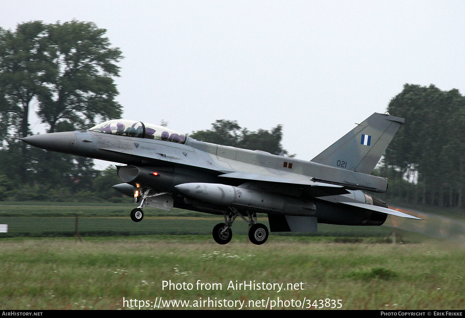 Aircraft Photo of 021 | Lockheed Martin F-16DJ Fighting Falcon | Greece - Air Force | AirHistory.net #343835