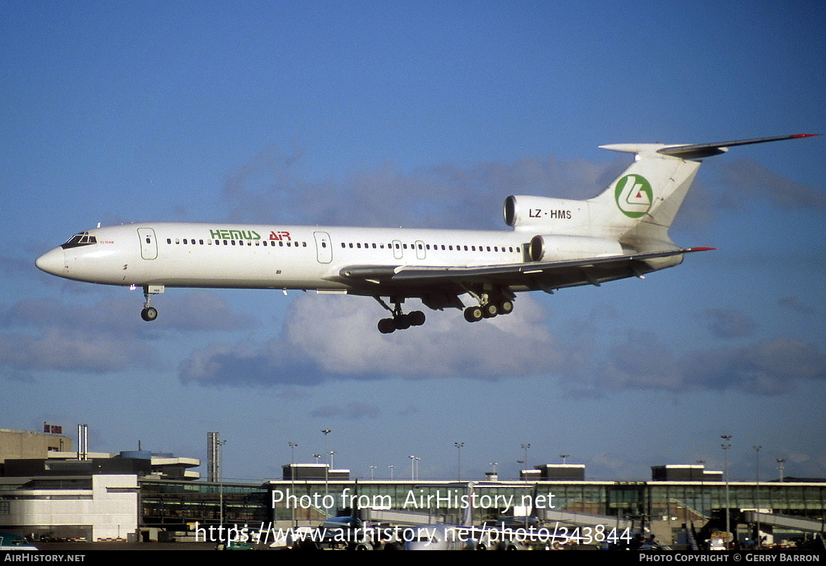 Aircraft Photo of LZ-HMS | Tupolev Tu-154M | Hemus Air | AirHistory.net #343844