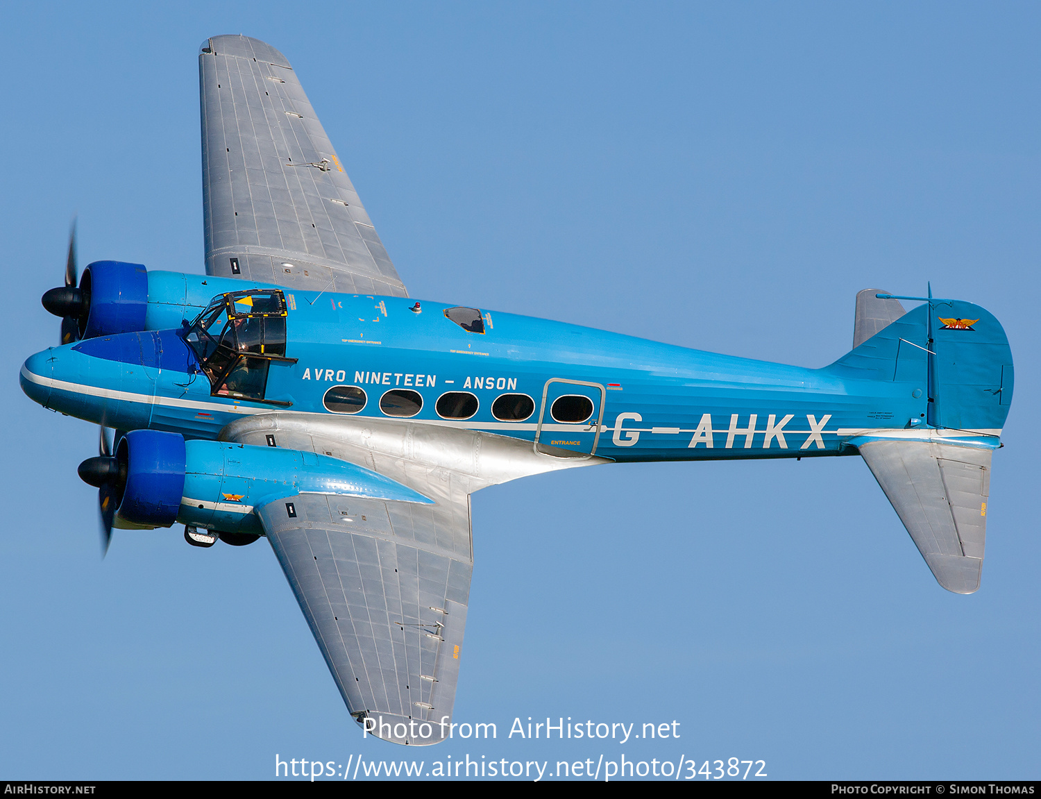 Aircraft Photo of G-AHKX | Avro 652A Anson C19/2 | AirHistory.net #343872