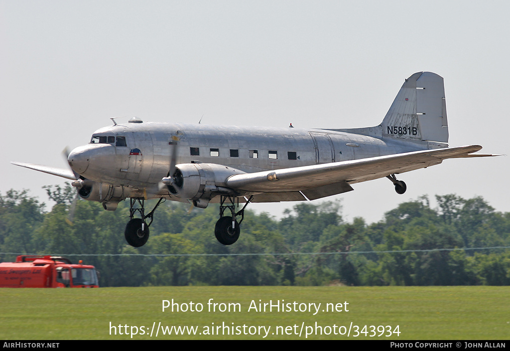 Aircraft Photo of N5831B | Douglas C-47A Skytrain | AirHistory.net #343934