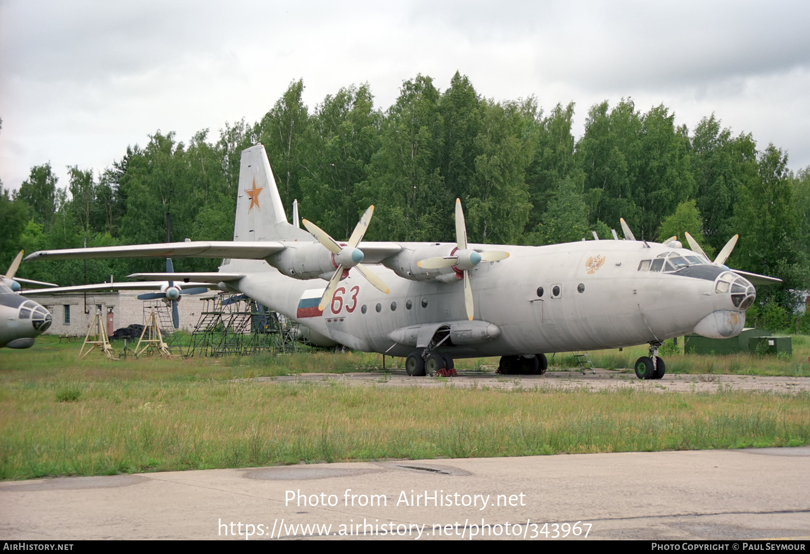 Aircraft Photo of 63 red | Antonov An-12BK | Russia - Air Force | AirHistory.net #343967